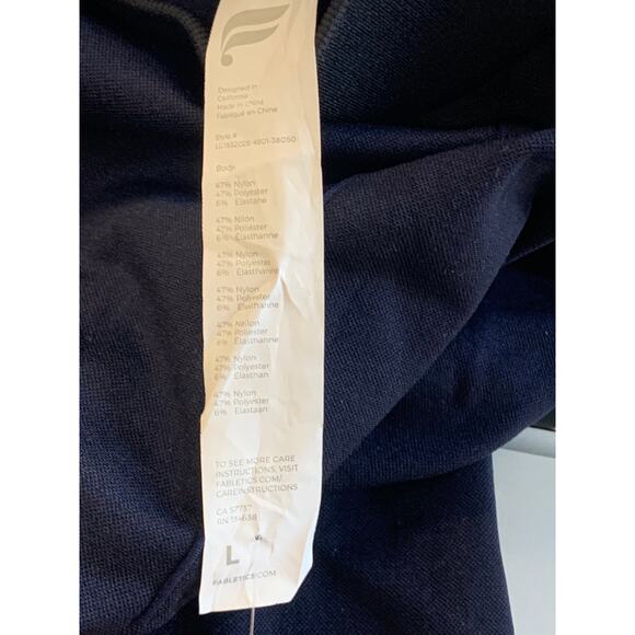 Fabletics Women's Mid-Rise Pull-On Workout Yoga Legging Solid Black Size Large - Picture 3 of 4